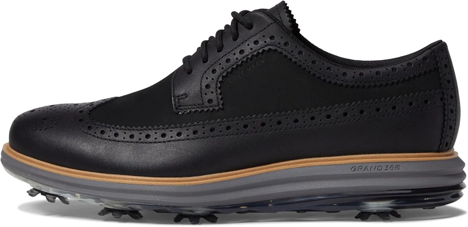 Мужские водонепроницаемые кроссовки Cole Haan Original Grand Tour для гольфа, черный — фото 3