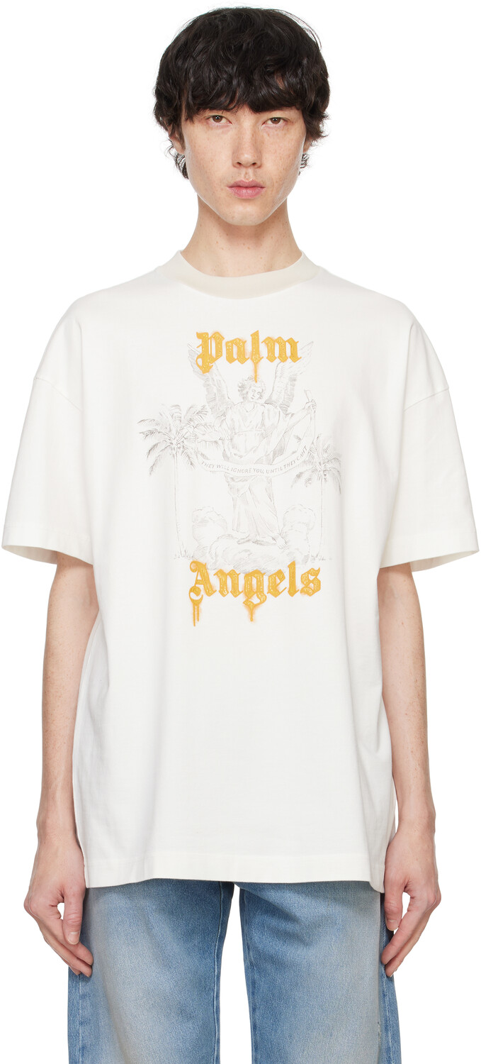 

Футболка-карандаш «Белый ангел» Palm Angels
