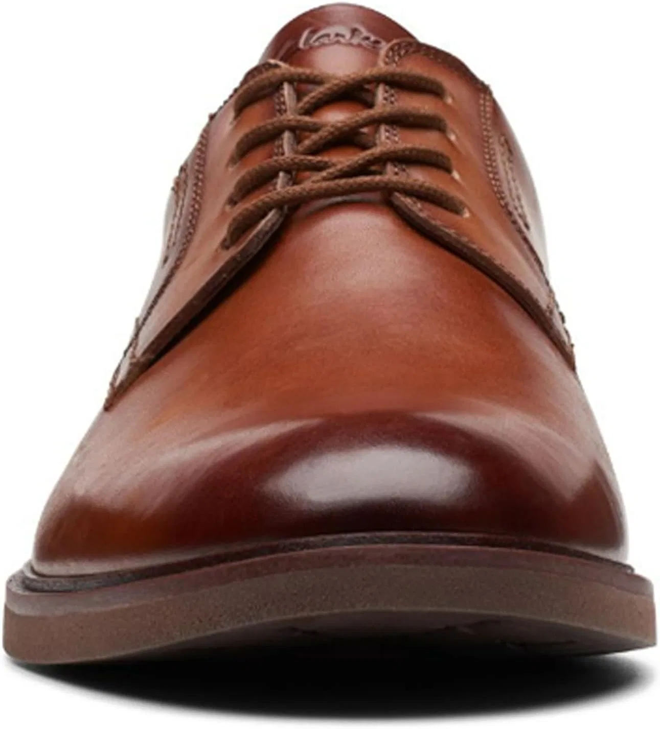 Женские кружевные оксфорды Clarks Malwood, Tan Leather — фото 3