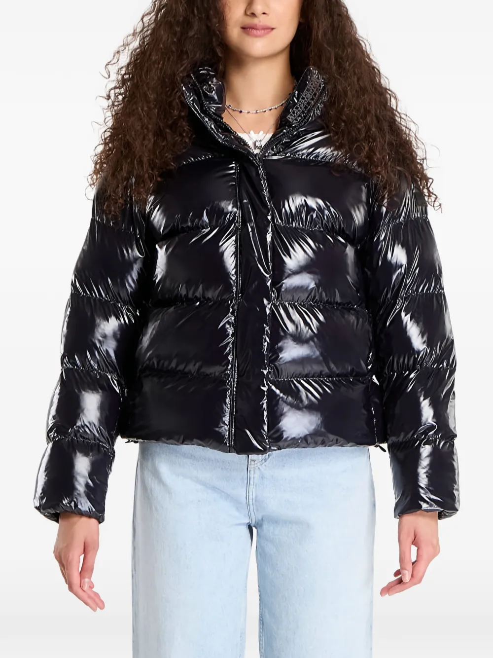 

Пуховик с капюшоном Napapijri, черный