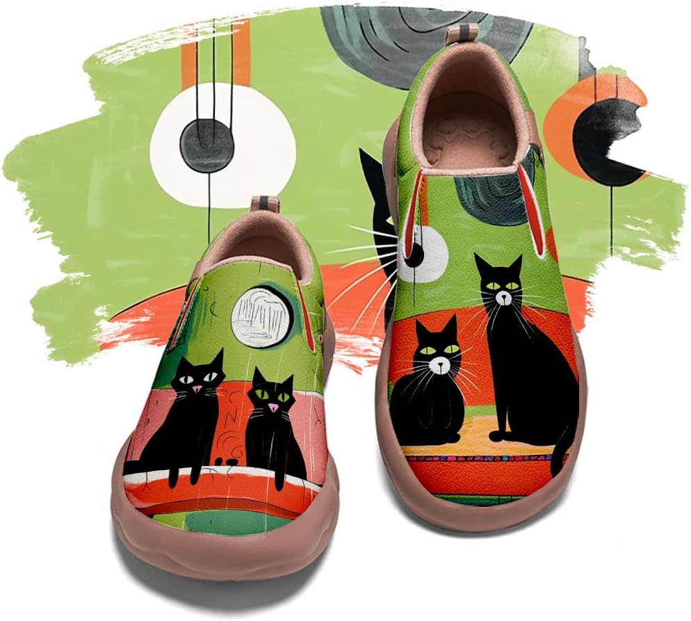 

Мужские раскрашенные обувь для путешествий, повседневные лоферы, прогулочные слипоны, удобные модные кроссовки с художественным дизайном Onehorse, Art-27