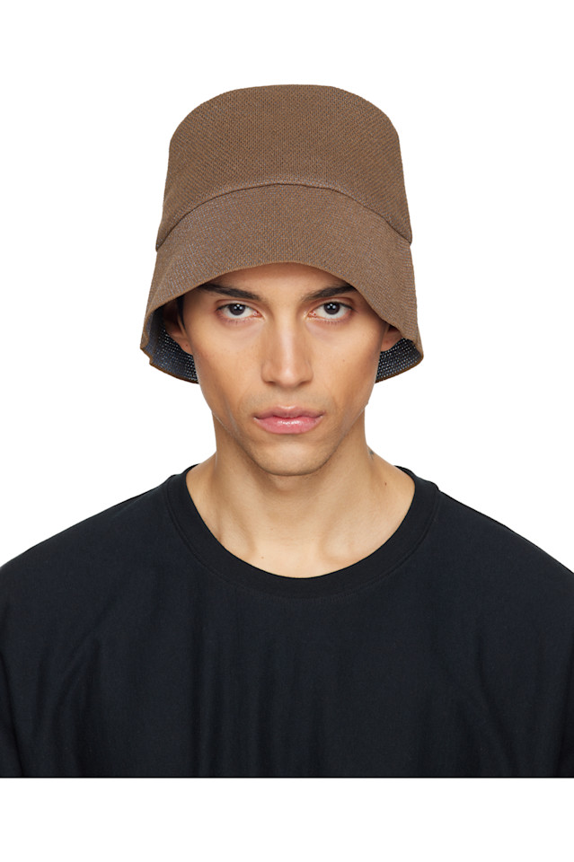 

Панама васи Homme Plissé Issey Miyake, коричневый