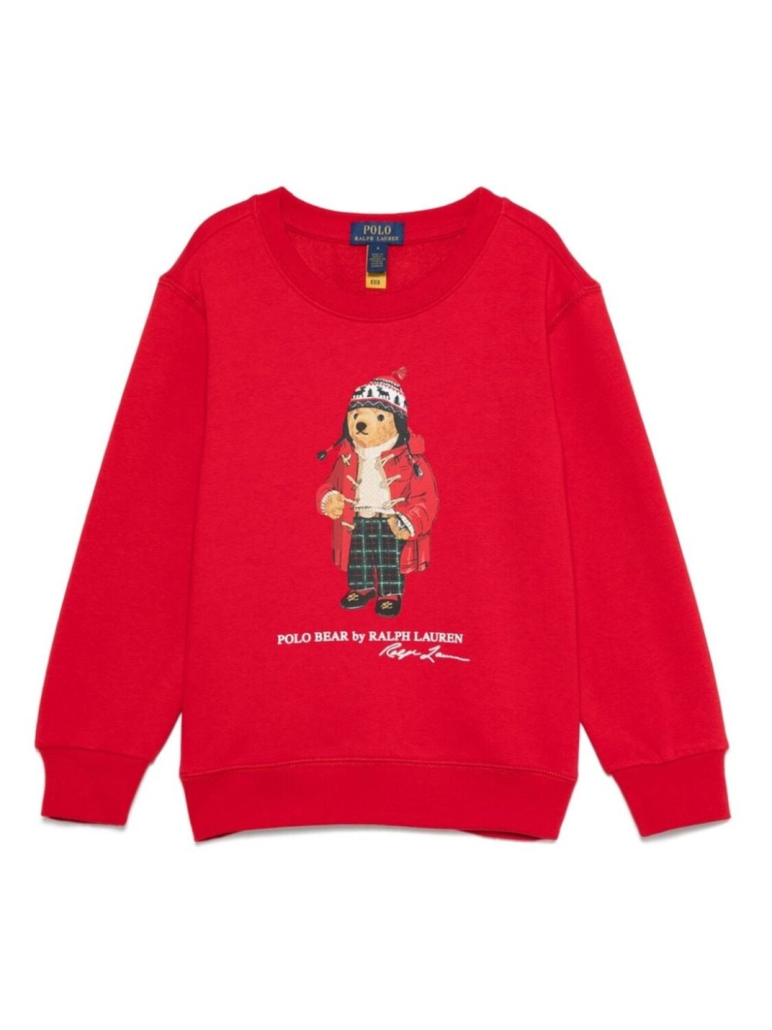 

Толстовка Ralph Lauren Kids Polo Bear, красный