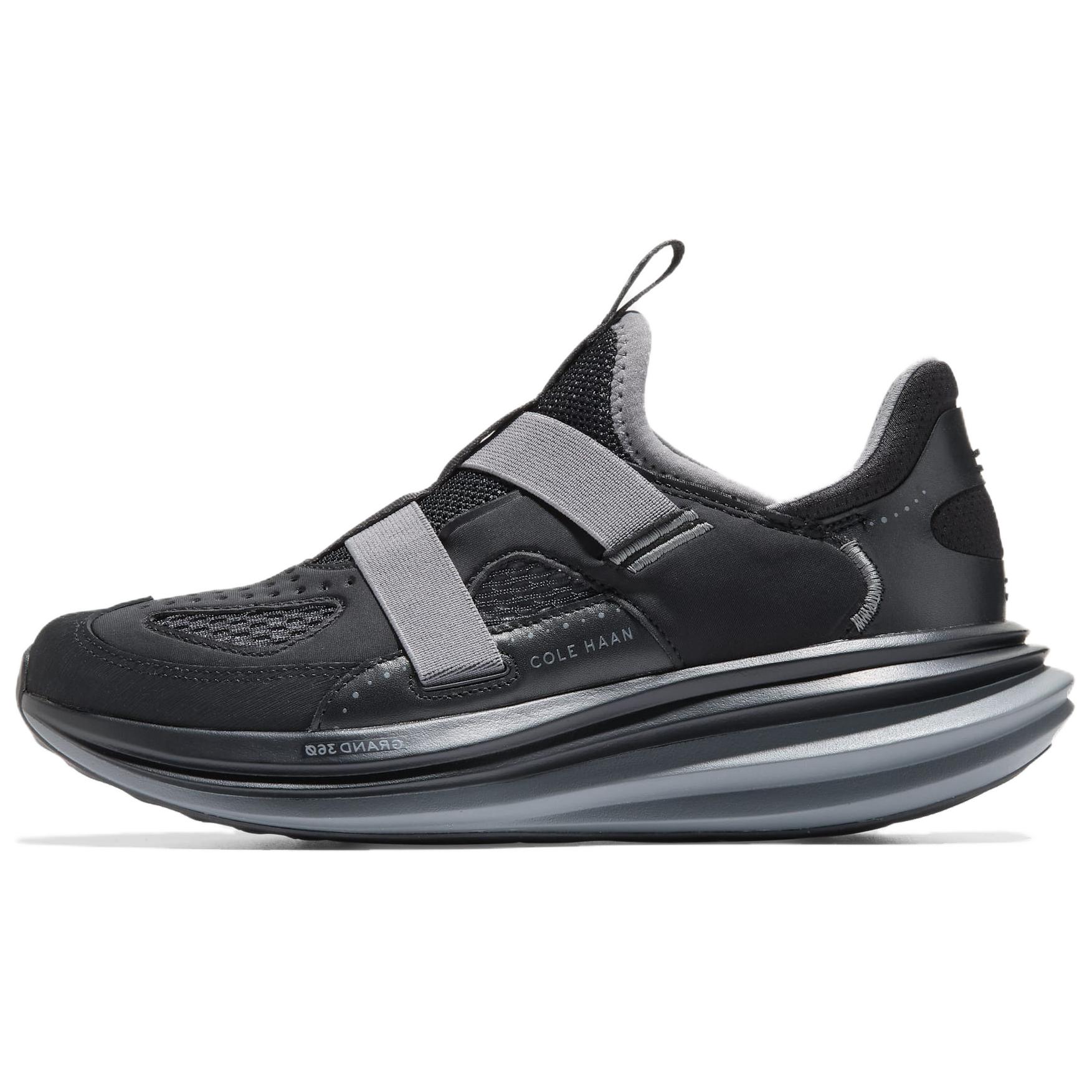COLE HAAN Коллекция RUNNING, низкие повседневные кроссовки, женские, черные