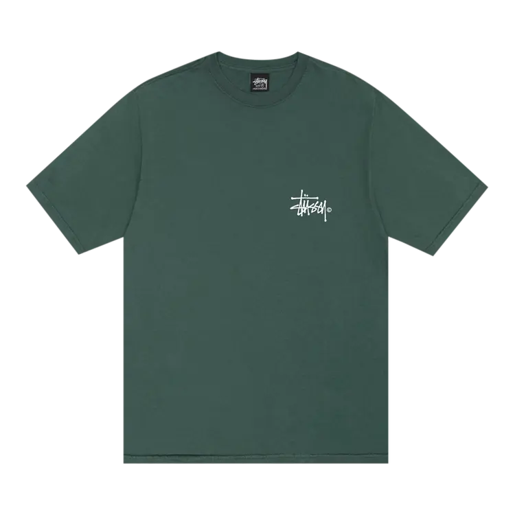 

Футболка Stussy IST Venus Pigment Dyed 'Forest', зеленый