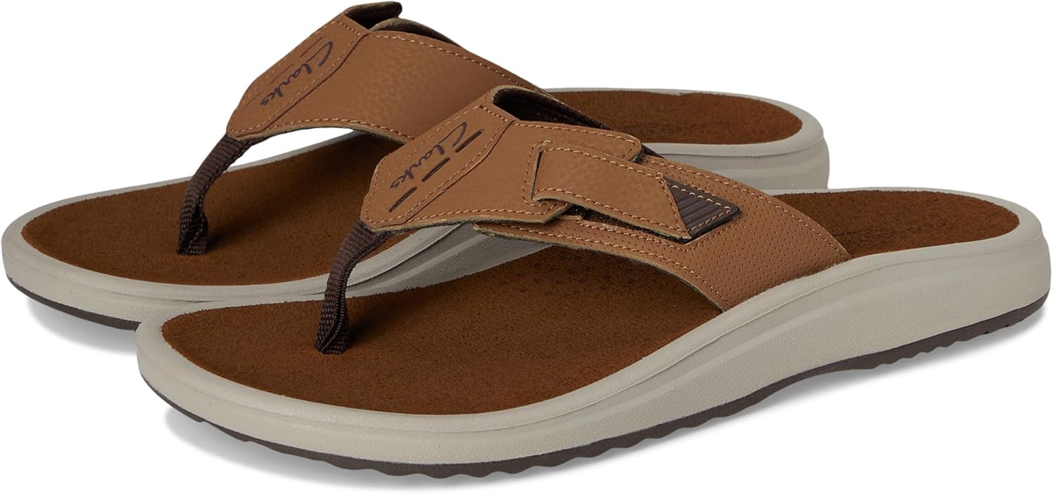 

Мужские шлепанцы Clarks Breeze, Sand Synthetic