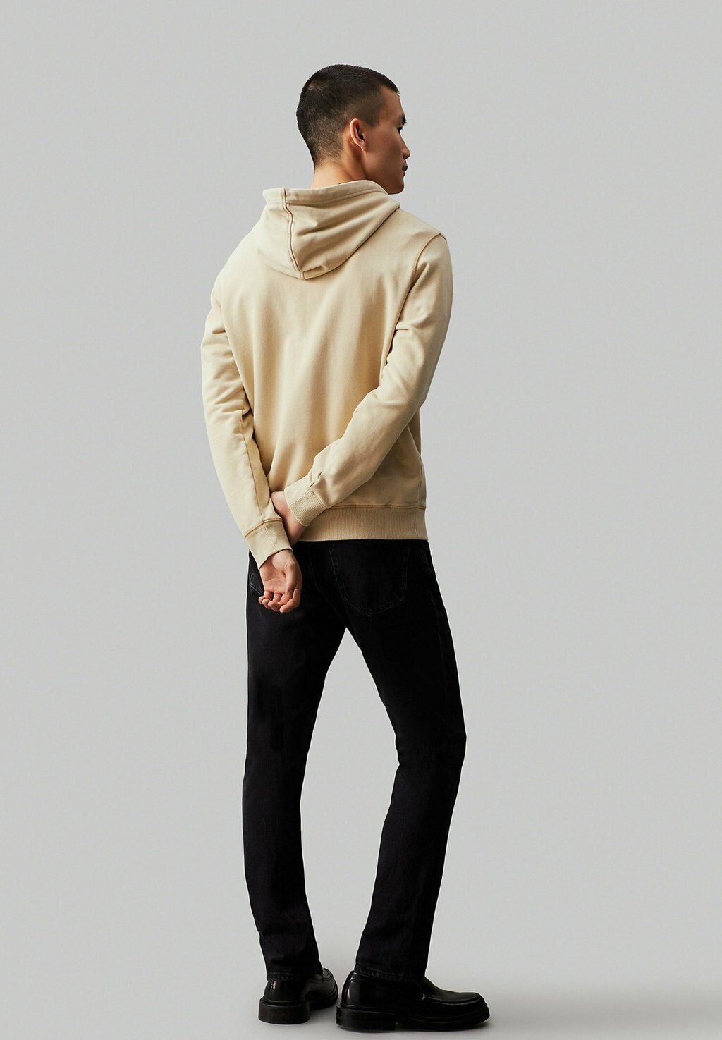 

Толстовка с капюшоном WASHED MONOLOGO Calvin Klein Jeans, бежевый