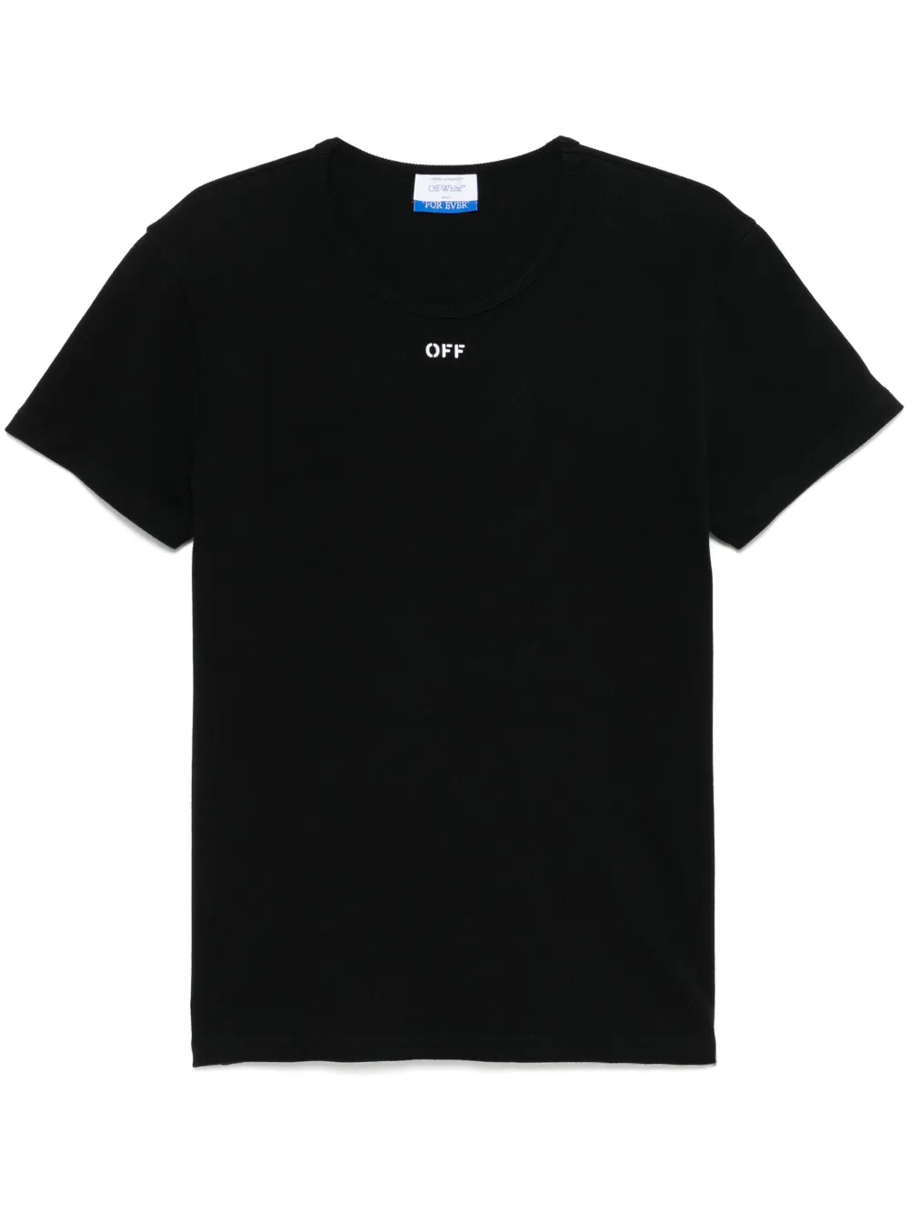 

Футболка в рубчик с логотипом Off OFF-WHITE