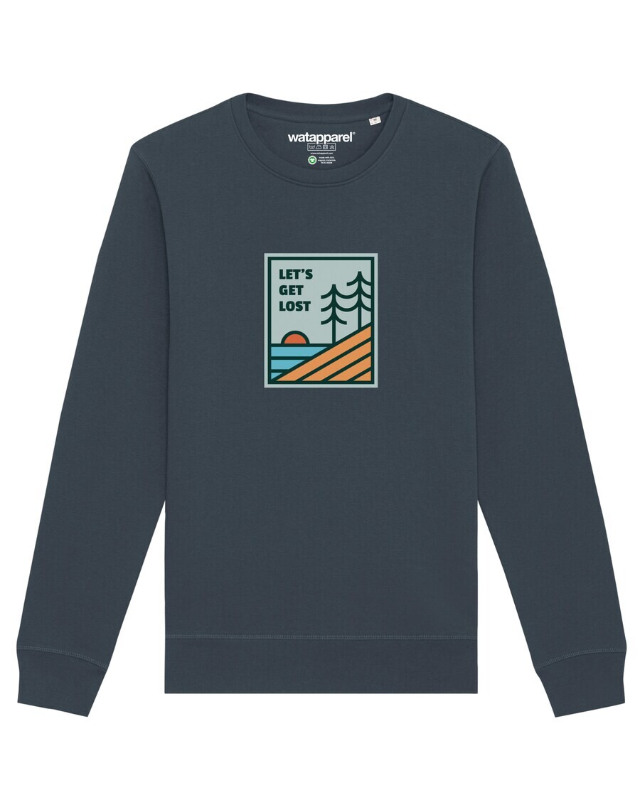

Свитер Watapparel Sweatshirt Let s Get Lost, антрацит
