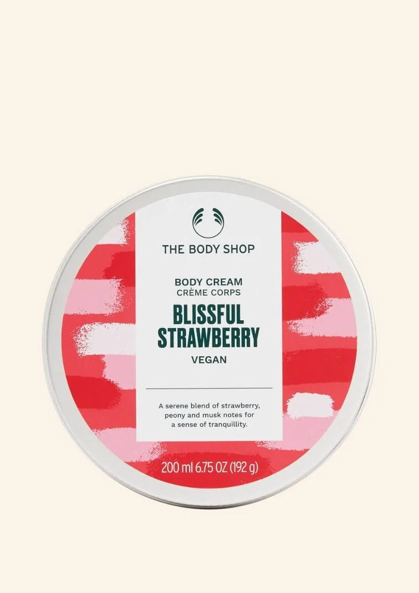 Веганский крем для тела «Blissful Strawberry» от The Body Shop, 200 мл The Body Shop