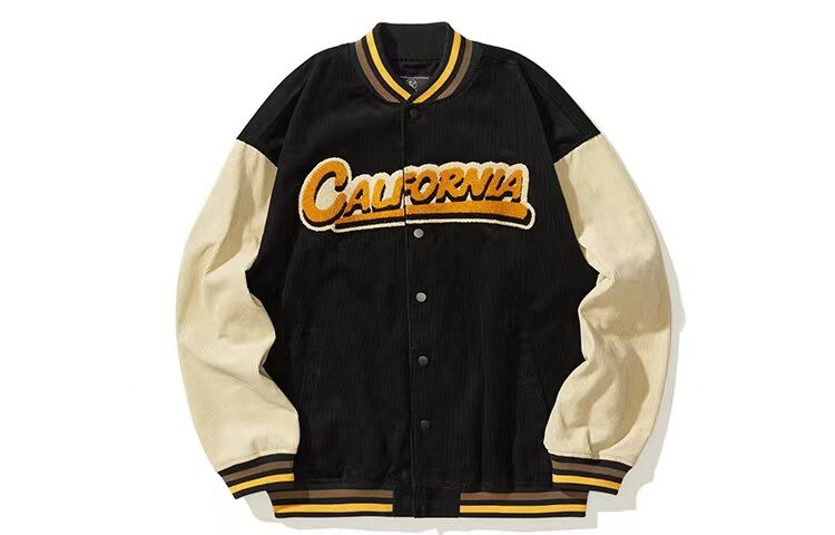 

Бейсбольная куртка унисекс PJ's Vigor, Черный цвет поставляется со случайными носками.