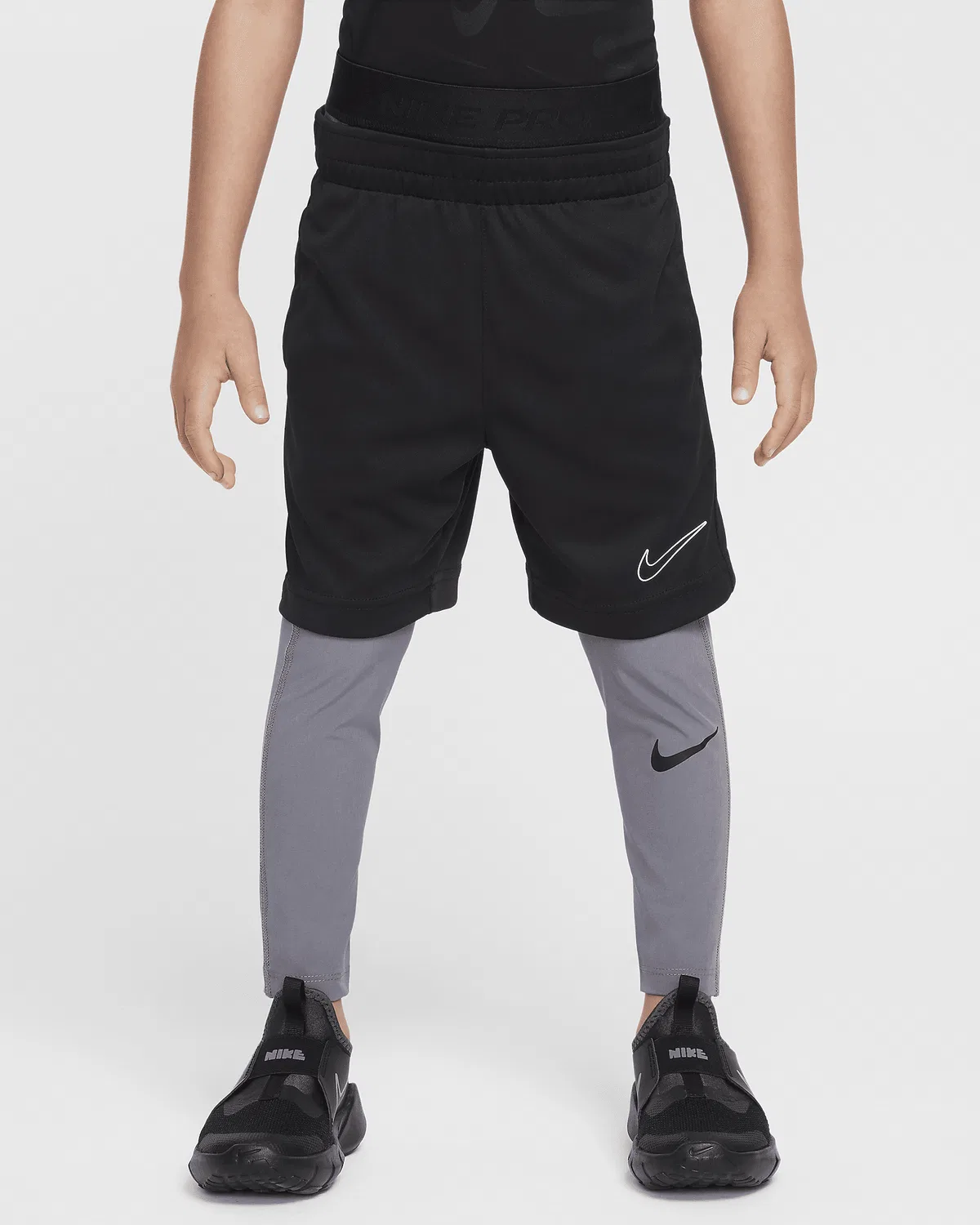 Детские лосины Nike Pro Dri-FIT, Smoke Grey