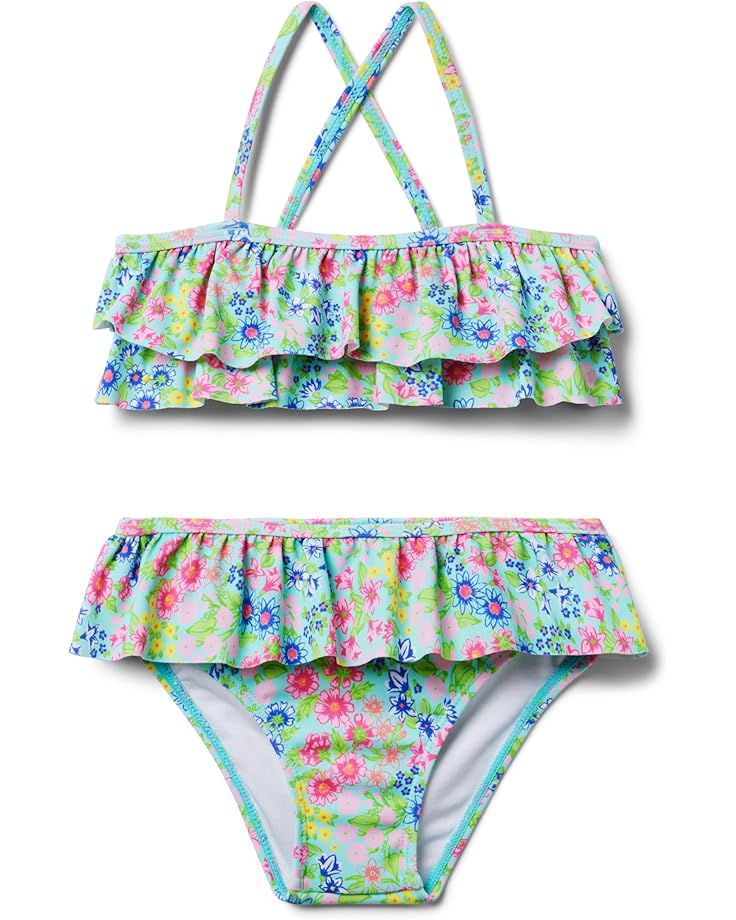 

Купальник Janie and Jack Flower Print Two Piece Swimsuit, разноцветный