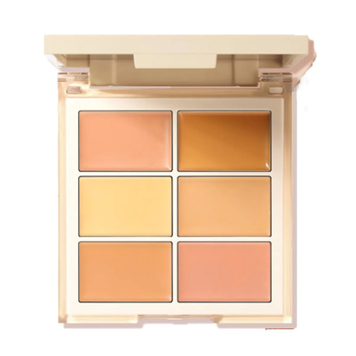Палетка консилеров 6-в-1 для нейтральных оттенков кожи Karlor, 02#Light Neutral Skin