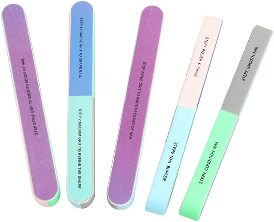 Набор полировочных пилок для ногтей FRCOLOR, 6-сторонние, 10 шт. Frcolor