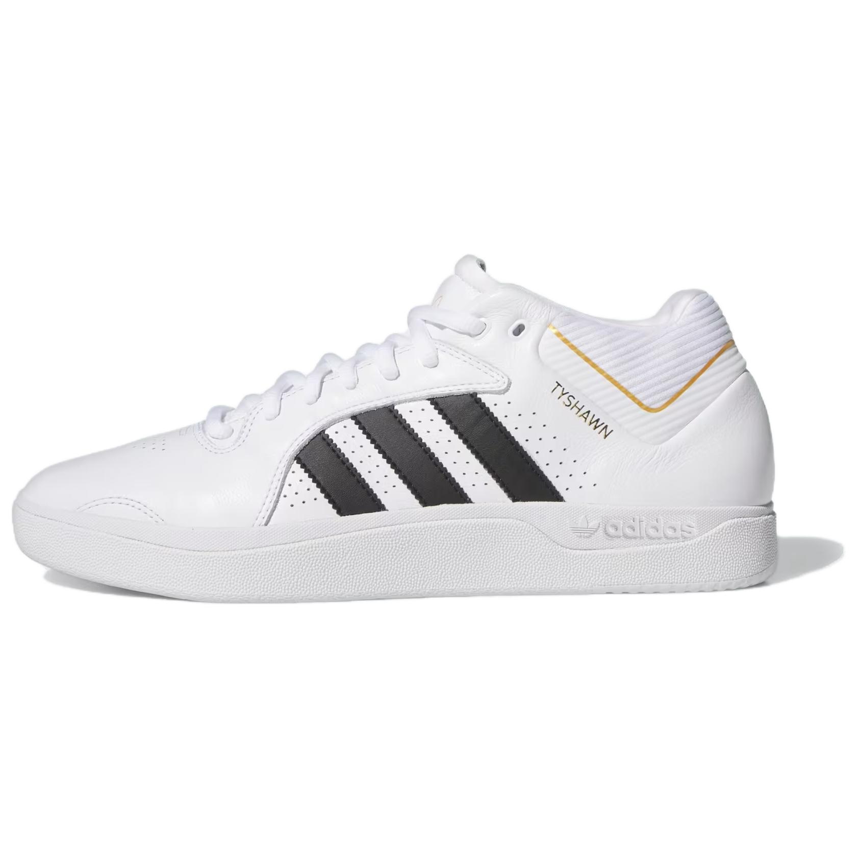 

Кроссовки Adidas Tyshawn Remastered 'White Black Gold', черный