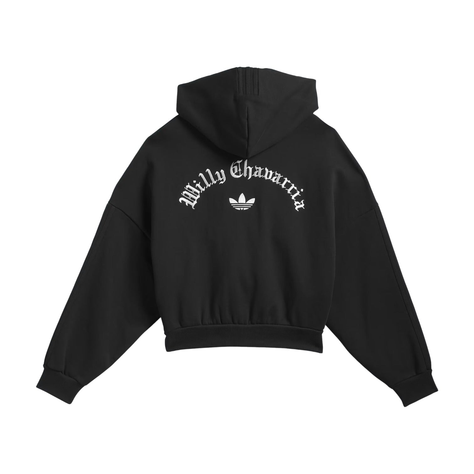 Толстовка на молнии Adidas x Willy Chavarria Heavyweight 'Black' — фото 2