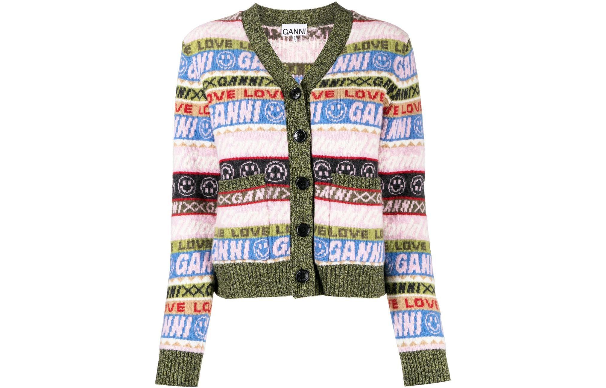 

FW22 Вязаный трикотаж Женский Многоцветный GANNI