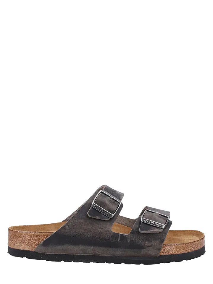 Сандалии кожаные Arizona, Birkenstock, коричневый — фото 3