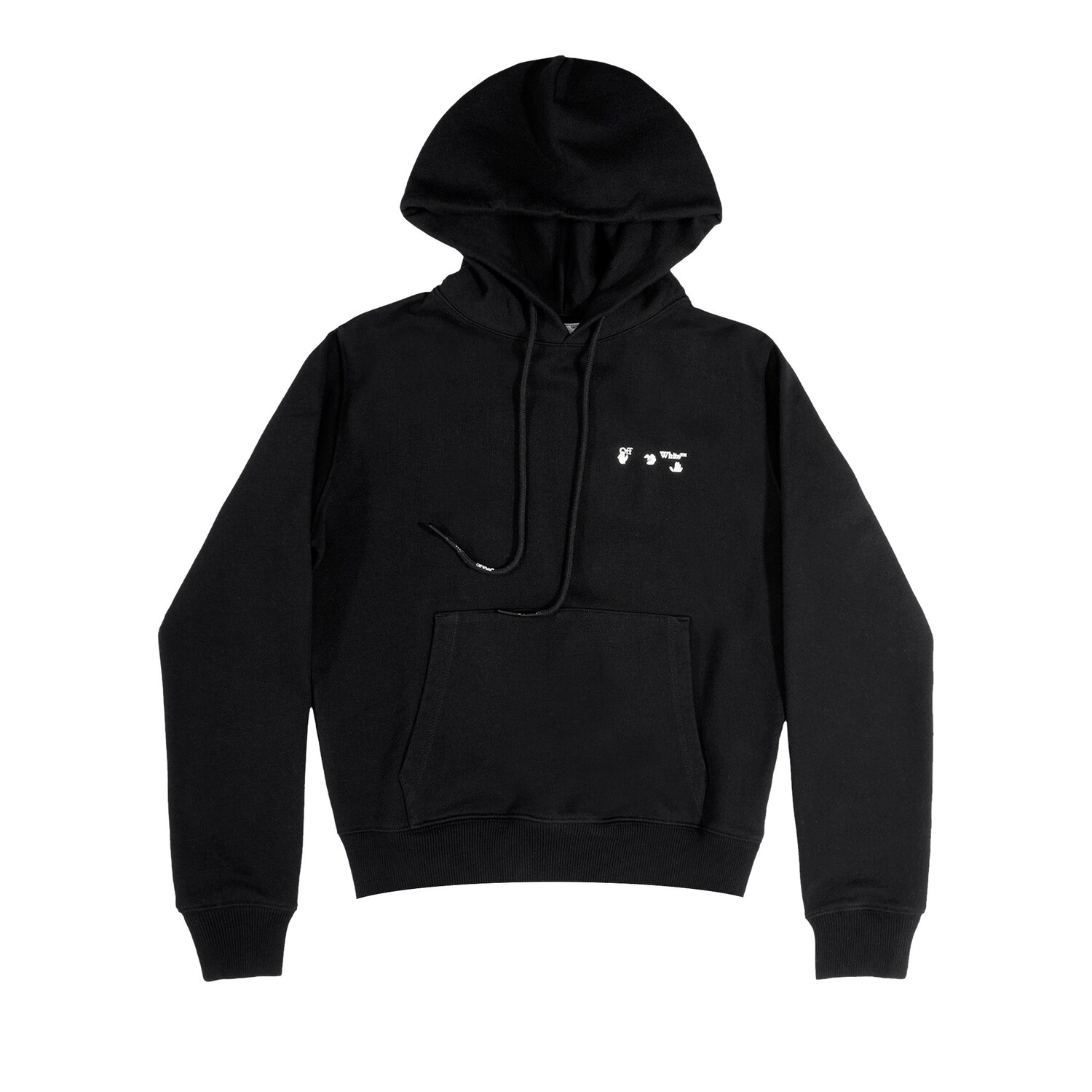 

Узкая толстовка с логотипом Off-White, цвет Черный/Белый