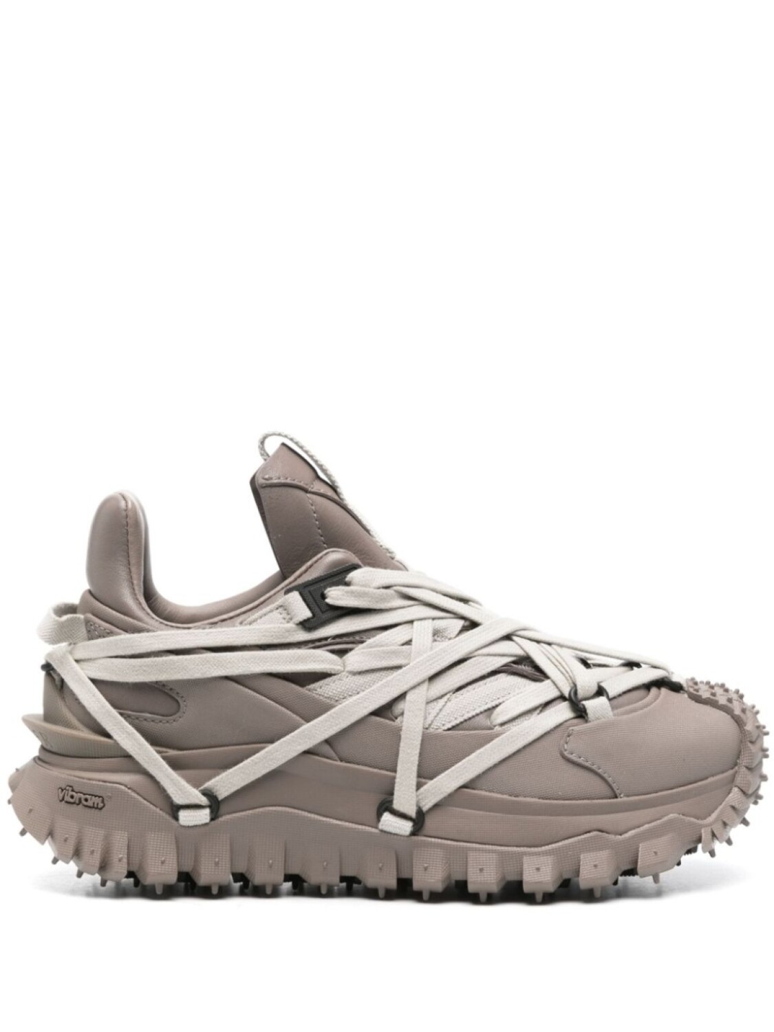 

Moncler + Rick Owens кроссовки Megalace из коллаборации с Rick Owens, серый
