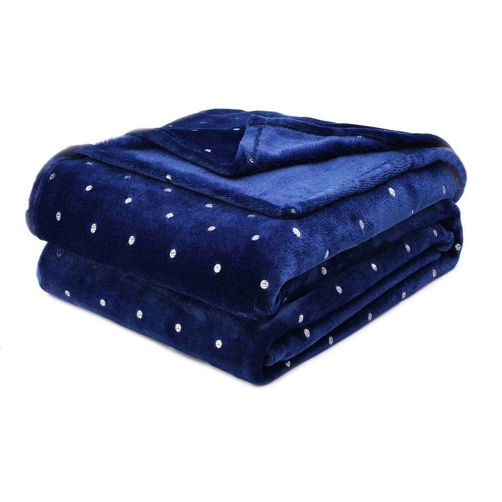 

Флисовое плюшевое одеяло SUPERIOR средней плотности, цвет Navy Blue