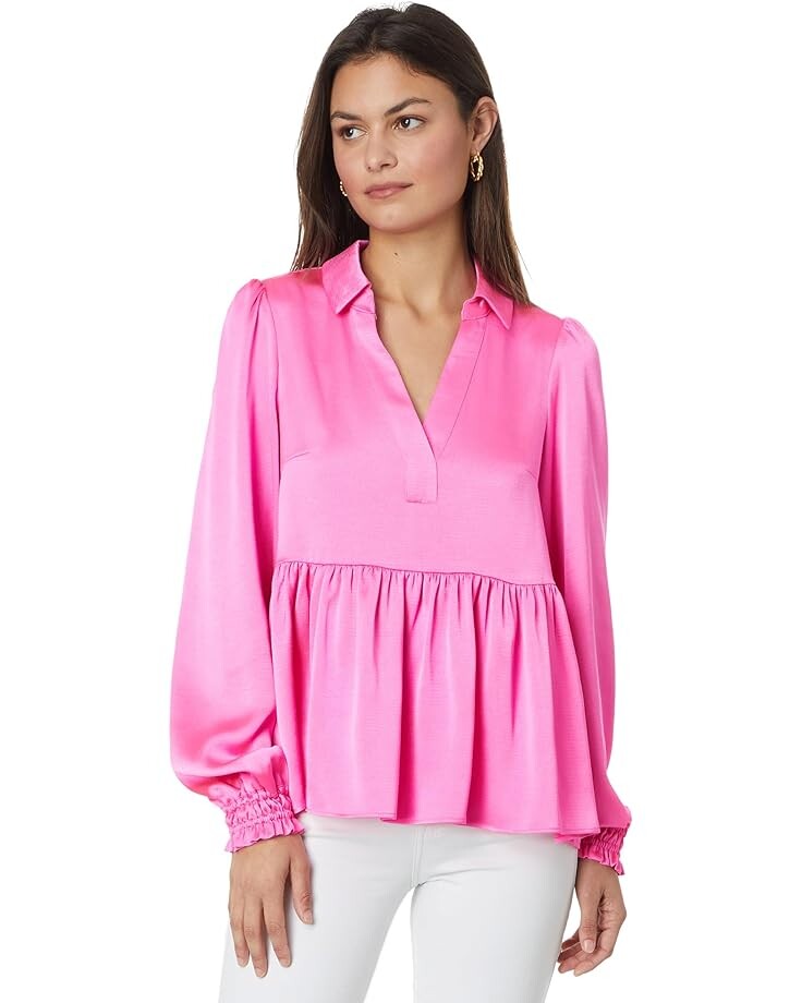 

Топ Lilly Pulitzer Jaylene Long Sleeve, розовый