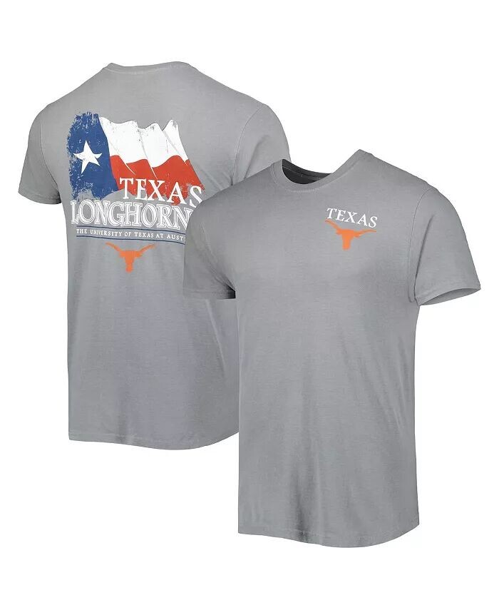 

Мужская серая футболка Texas Longhorns Hyperlocal Flying Image One