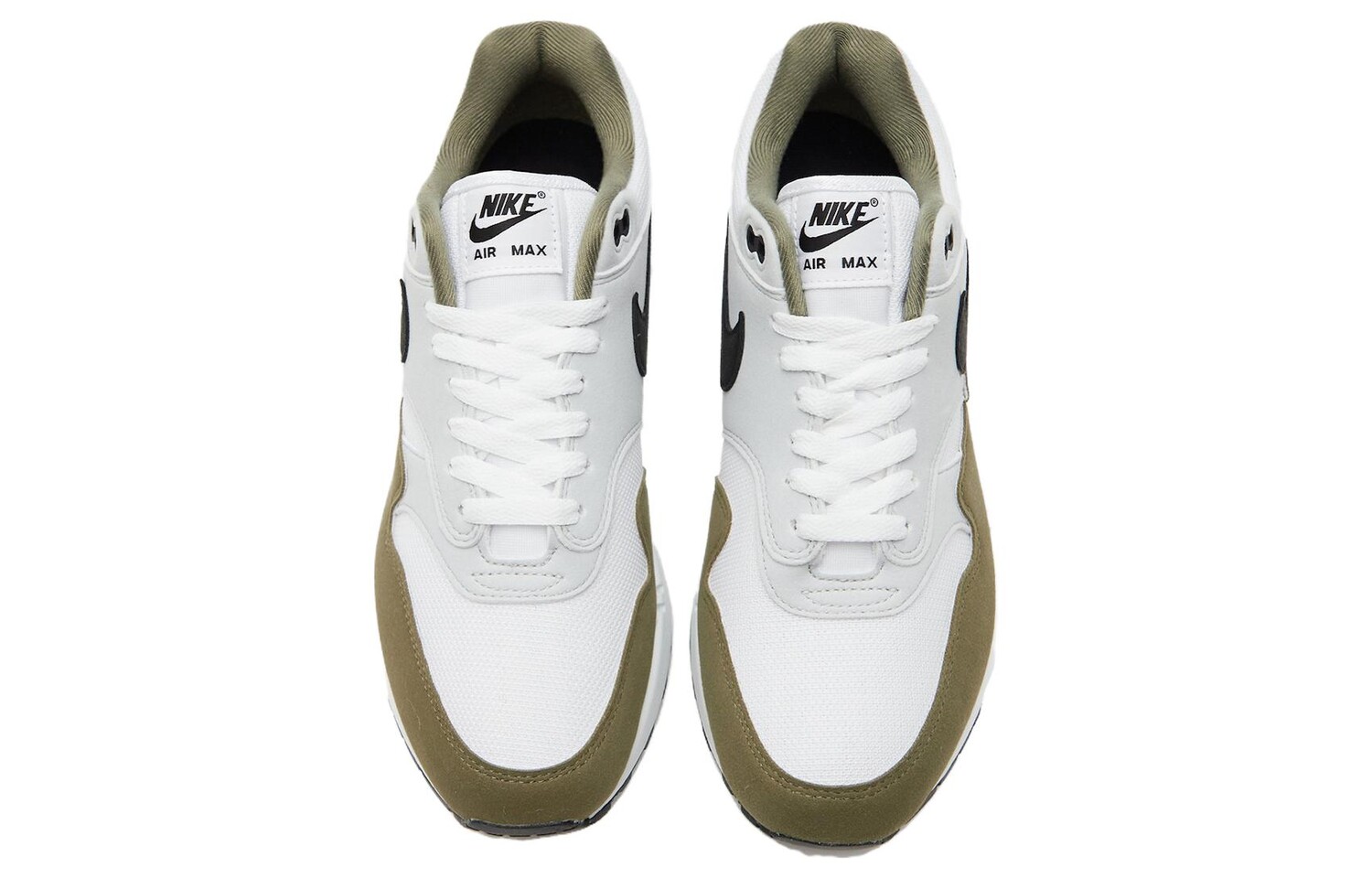 Кроссовки Nike Air Max 1, оливковый/серый — фото 3