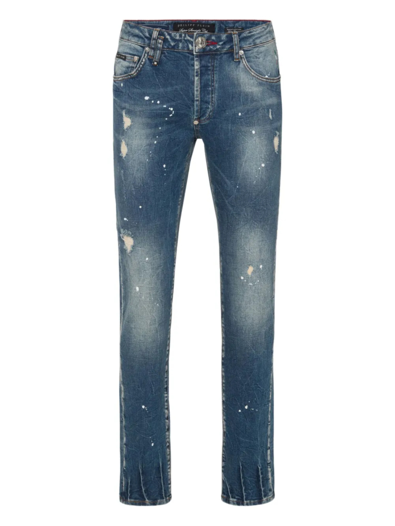 

Philipp Plein джинсы скинни, синий