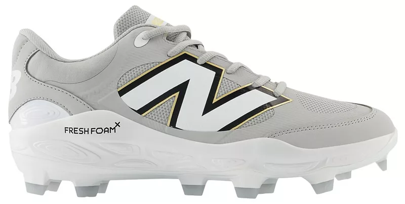 

Мужские литые бейсбольные бутсы New Balance Fresh Foam X 3000 V7, серый/белый