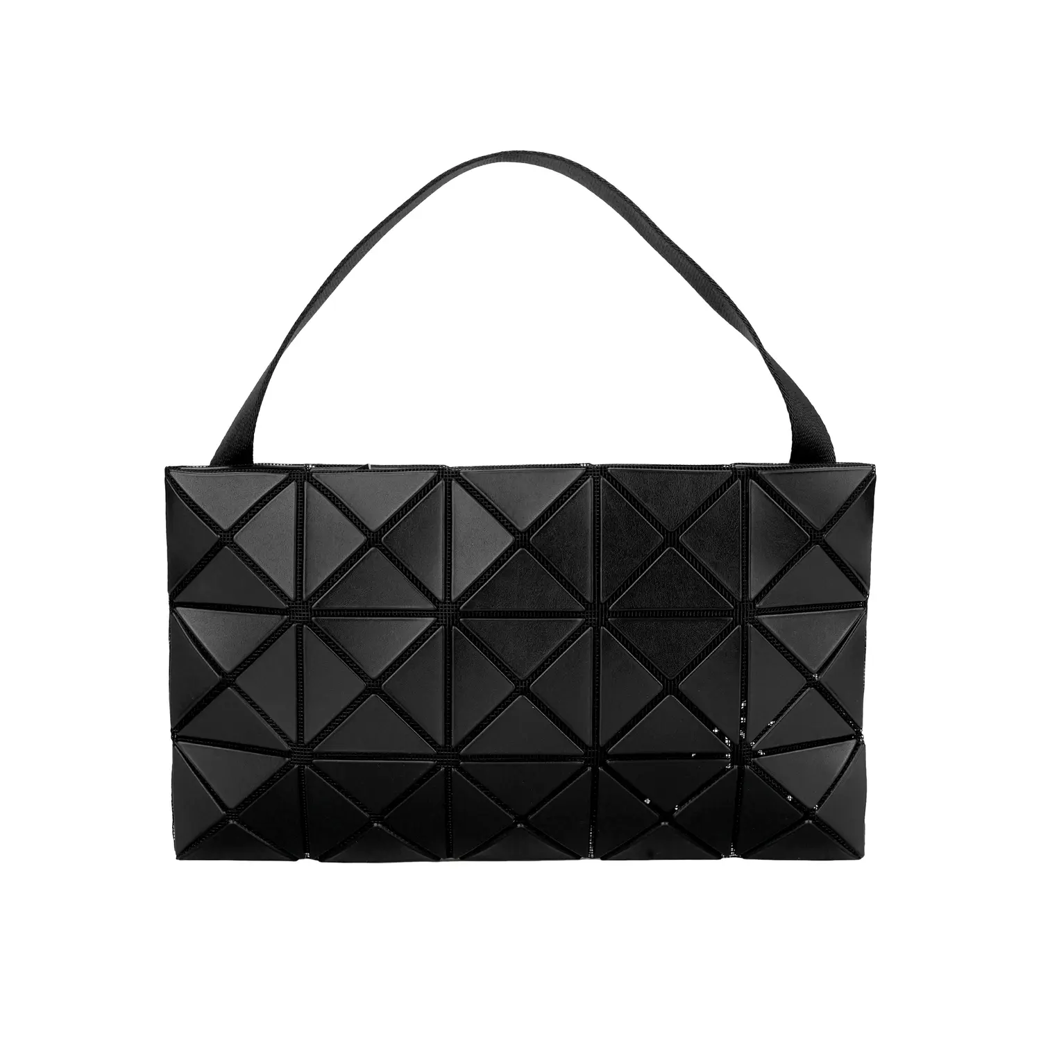 

ISSEY MIYAKE Маленькая квадратная сумка через плечо из ПВХ черная женская