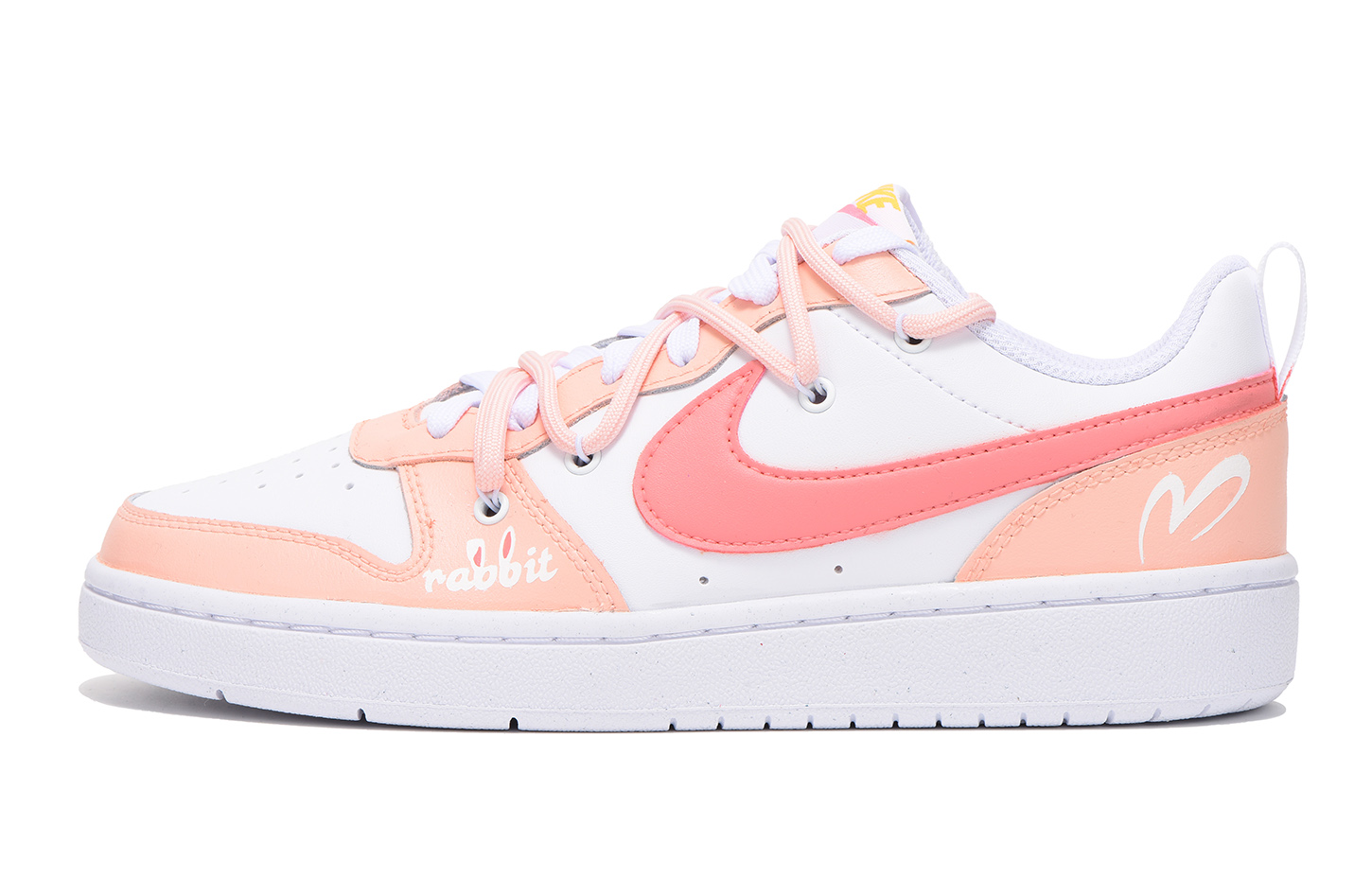 

Кроссовки Nike Court Borough Series Skateboard Shoes Women's Low-Top White Pink