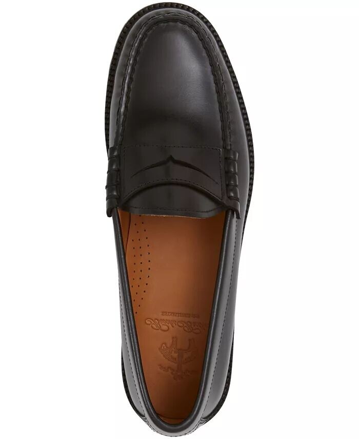 Мужские пенни-лоферы с ушками на подошве Bleeker Brooks Brothers, черный — фото 4