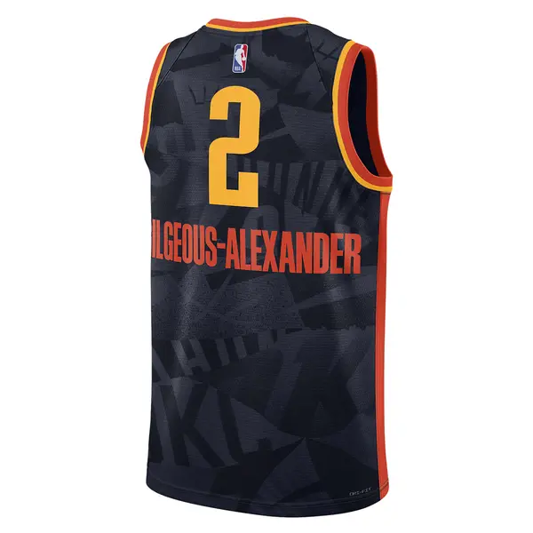 Майка Nike Dri-FIT NBA Swingman Jersey 2023/24 City Edition 'Oklahoma City Thunder Shai Gilgeous-Alexander', синий — фото 2