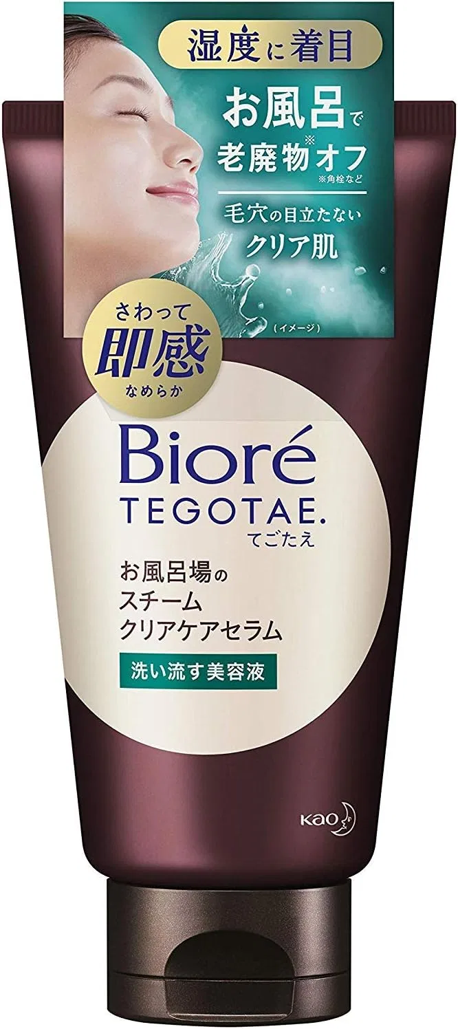 Сыворотка Biole — Для лица Biore Tegotae Bath Steam Clear Care Serum, , зеленый флоральный аромат, 150 г