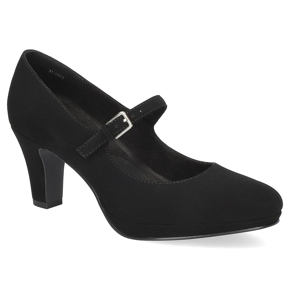 

Женские туфли-лодочки на платформе Easy Street Zest Mary Jane, цвет Black Lamy