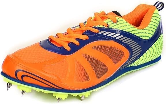 

Беговые кроссовки KNK Sprint - гоночные шипованные кроссовки с металлическими шипами, резиновой подошвой, сетчатым верхом, легкие и удобные для легкоатлетических соревнований, синий