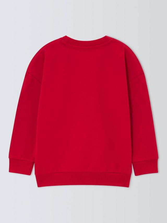 Детский рождественский свитшот из хлопковой смеси Brand Threads Bluey, Red — фото 2