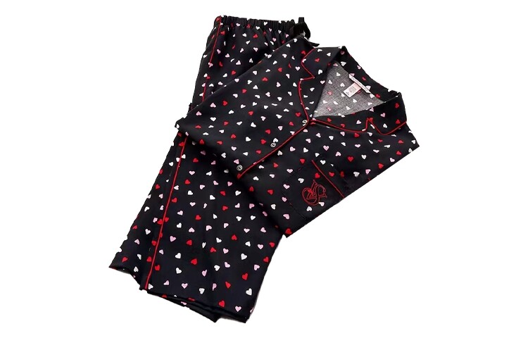 

Женский пижамный комплект Victoria's Secret, цвет Black love print