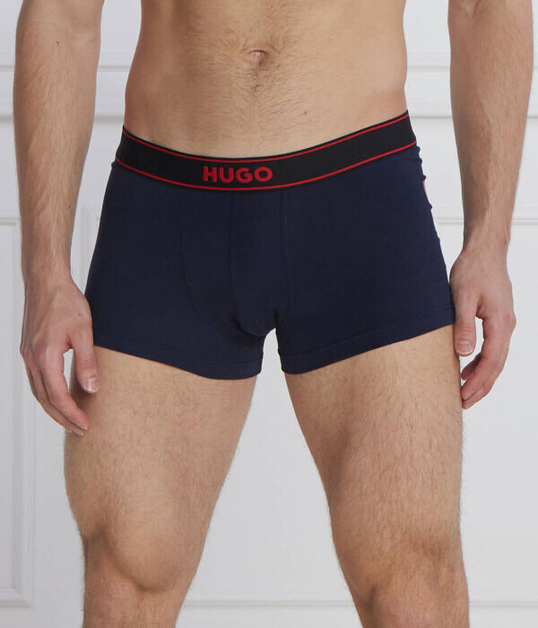 

Боксеры Hugo Bodywear с контрастным логотипом, синий
