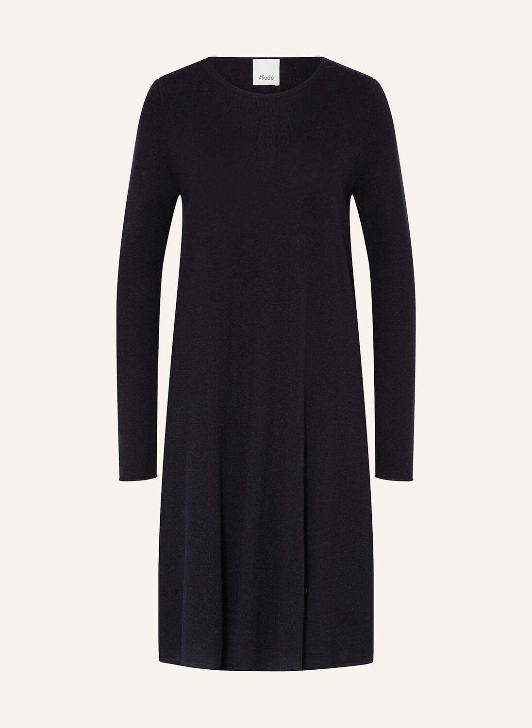 

Трикотажное платье с кашемиром Allude, синий