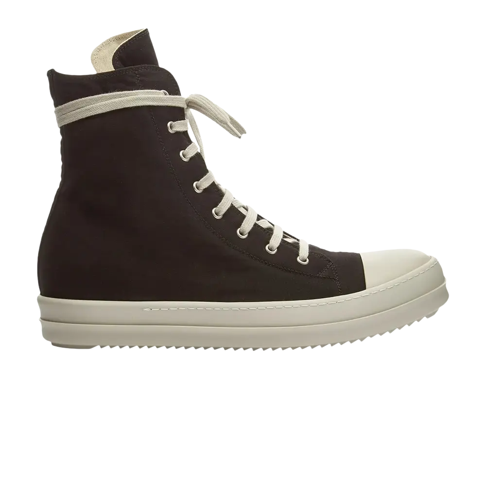 

Высокие кроссовки Rick Owens DRKSHDW Twill High, черный