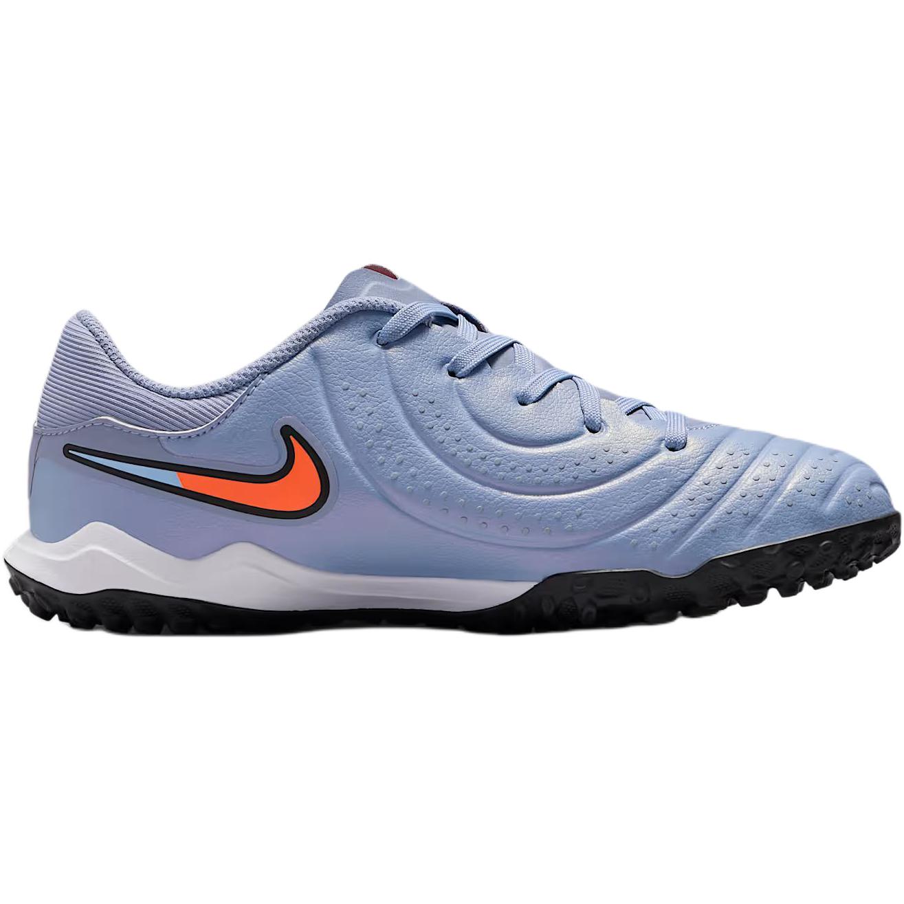 Nike Jr Tiempo Legend 10 Academy Low top детские футбольные бутсы Purple Orange — фото 3