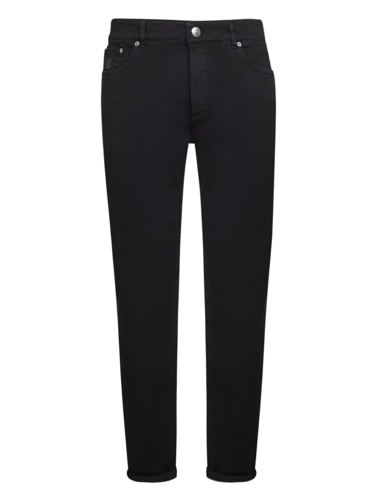 

Джинсы Brunello Cucinelli с вышивкой, черный