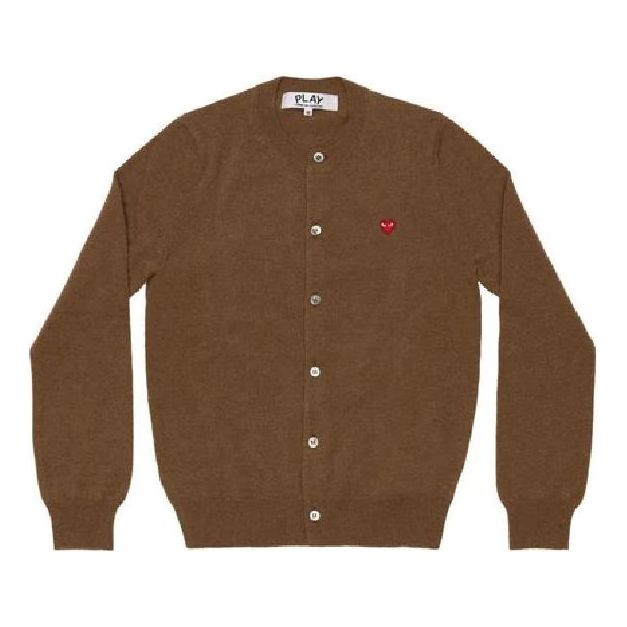 

Кардиган (WMNS) COMME des GARCONS PLAY Cardigan Small Red Heart 'Brown' AZ-N079-051-3, коричневый