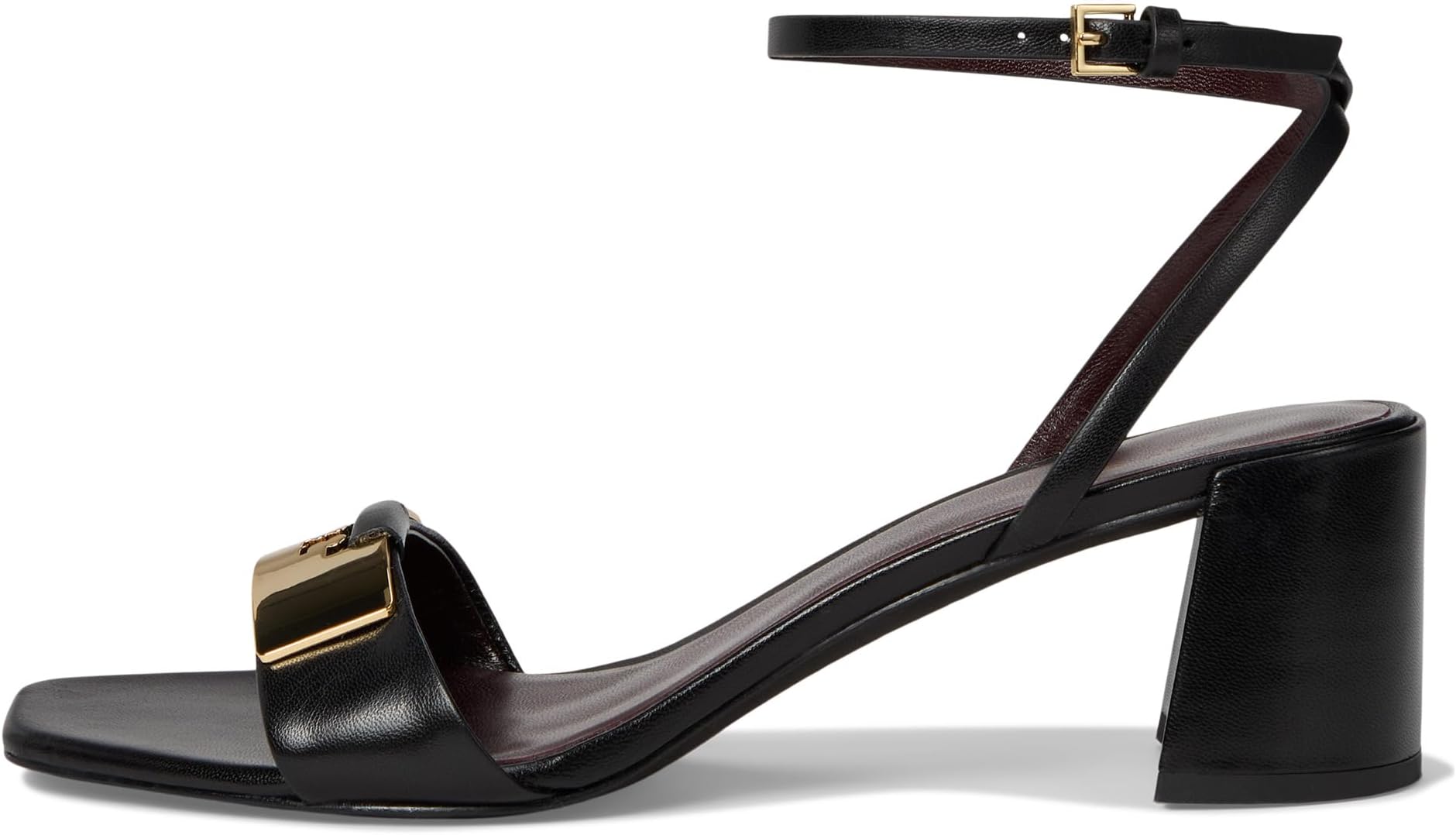 Туфли Tory Burch Gigi Sandal 55Mm, цвет Perfect Black/Gold — фото 4