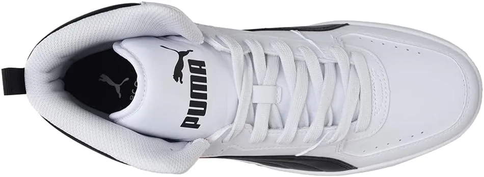 Кроссовки Puma унисекс Puma Rebound JoySneaker, белый/черный/красный — фото 4
