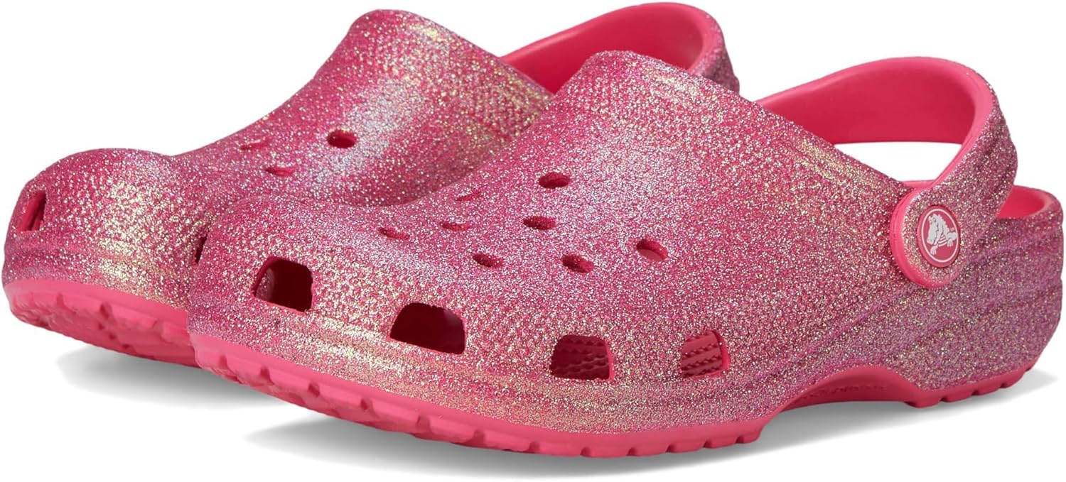 

Унисекс сабо Crocs Classic с блестками, Dragon Fruit