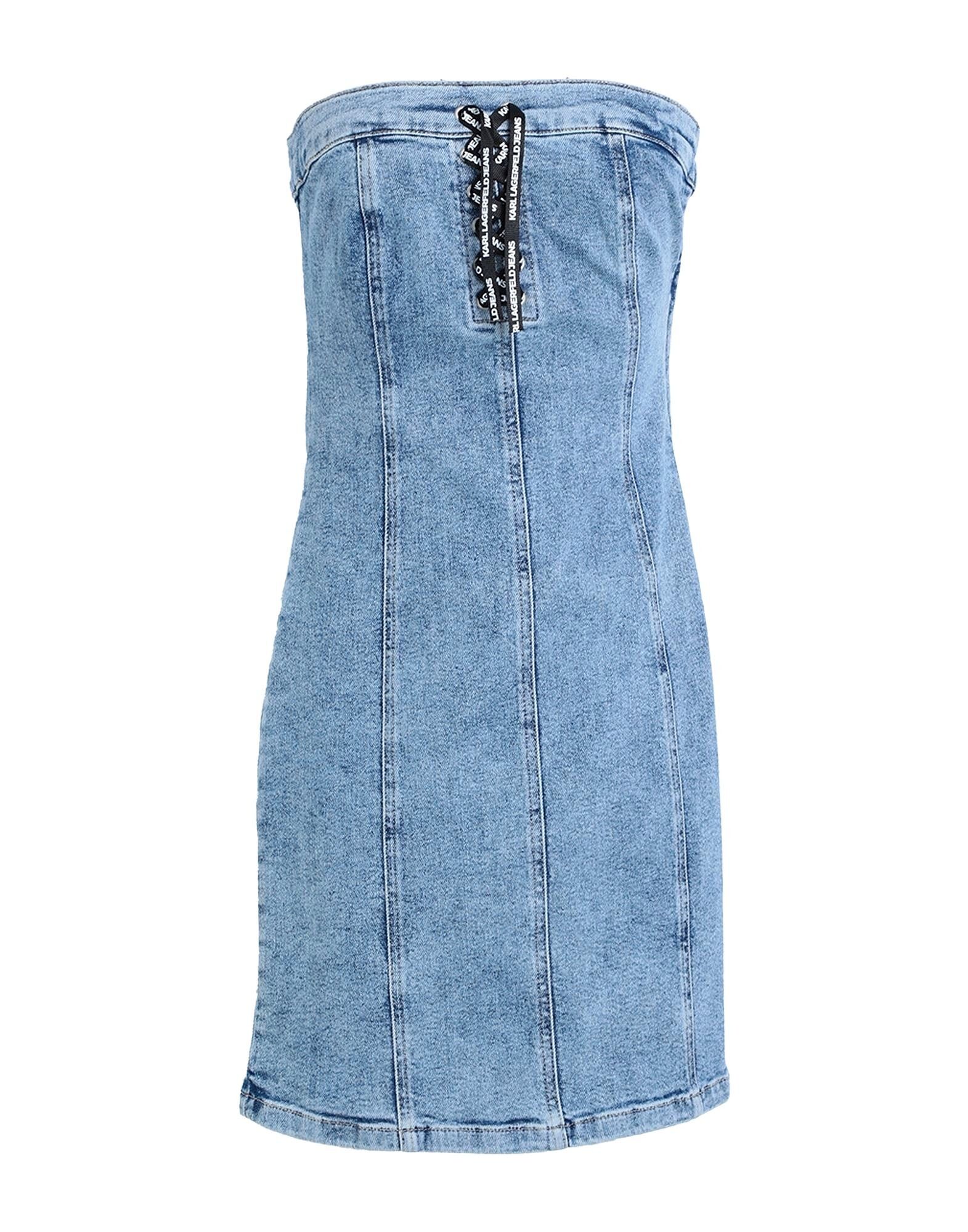 

Мини-платье Klj Bodycon Tied Denim Dress Karl Lagerfeld, синий